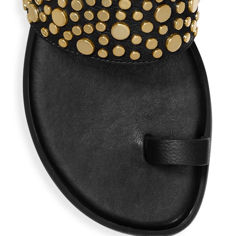 NWT Michael Kors Sonya Flat Leather Sandals - Picture 4 of 5